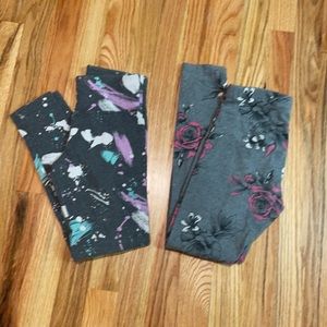 Justice leggings size 10